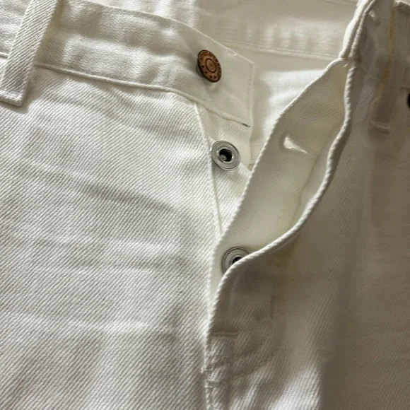 Madewell Rivet and Thread distressed high rise straight leg jeans size 31 - Picture 4 of 9